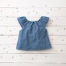Musselin/ Doppel-Krinkel Gewebe – jeansblau,  thumbnail number 8