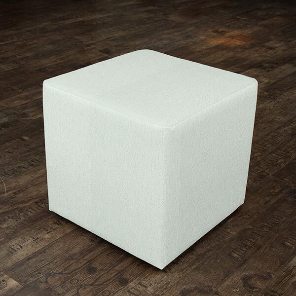 Dekostoff Halbpanama Lurex – mintgrün | Reststück 50cm