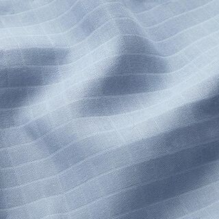 Musselin/ Doppel-Krinkel Gewebe Kästchen Doubleface – hellblau, 