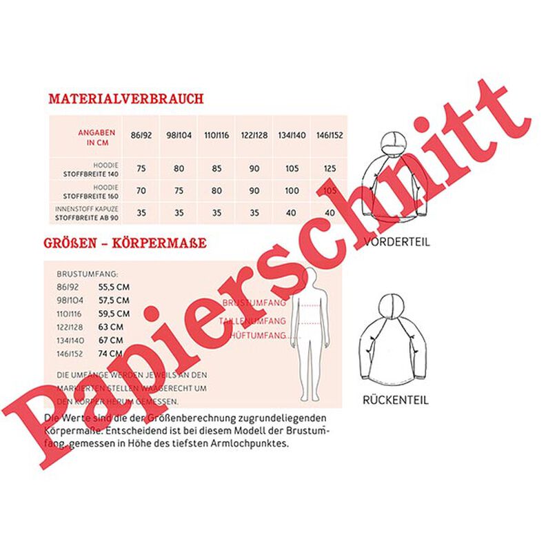 TONI Kapuzensweater für Jungs und Mädchen | Studio Schnittreif | 86-152,  image number 10