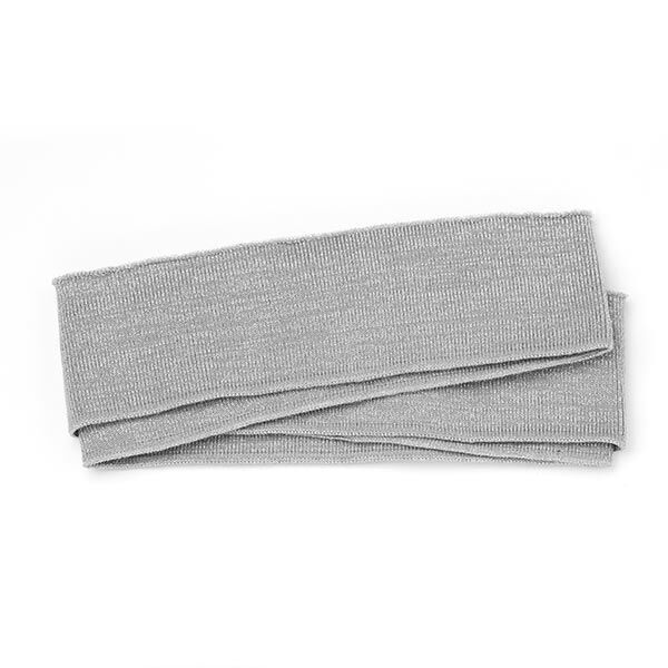 Strickbündchen Lurex [1,2 m] - grau