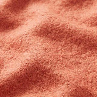 Mantelboucle Uni – terracotta, 