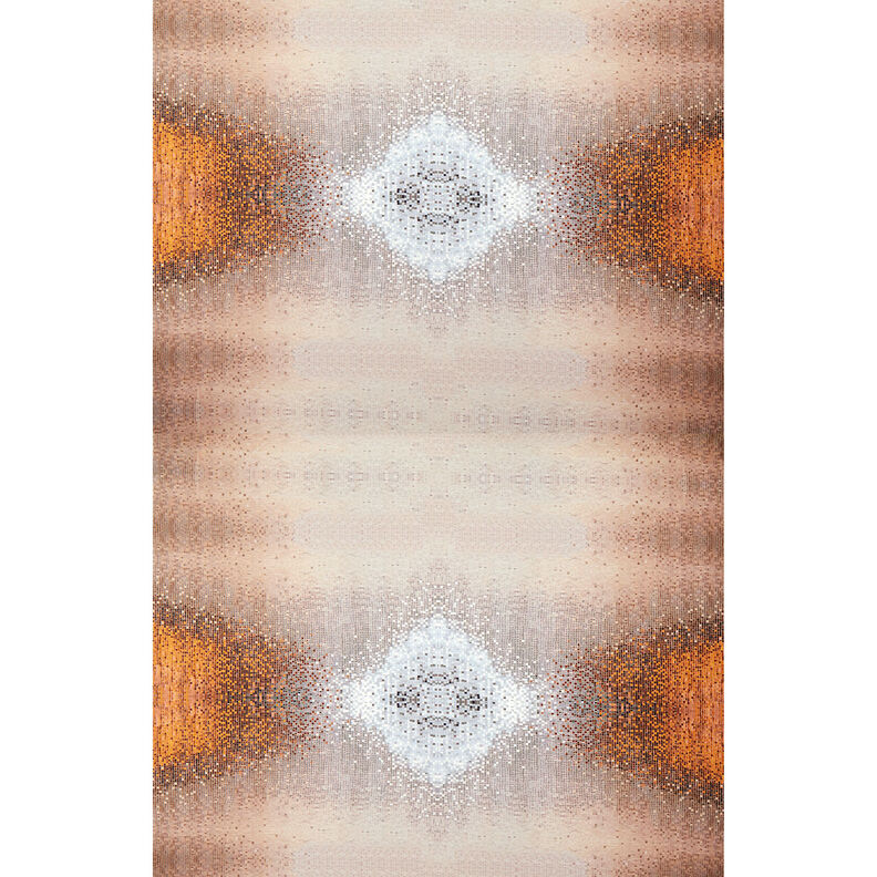 GOTS Baumwolljersey Mosaik | TCC x LOOKS by Wolfgang Joop – karamell/dunkeltaupe,  image number 9