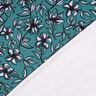 Romanit Jersey Blumen – petrol/flieder,  thumbnail number 4