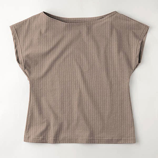 Rippenjersey uni – mittelbraun, image number 7