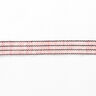 Webband Melange Streifen [27 mm] – rosa/schwarz,  thumbnail number 2