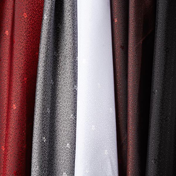 Futterstoff Jacquard Blumen – grau, image number 5