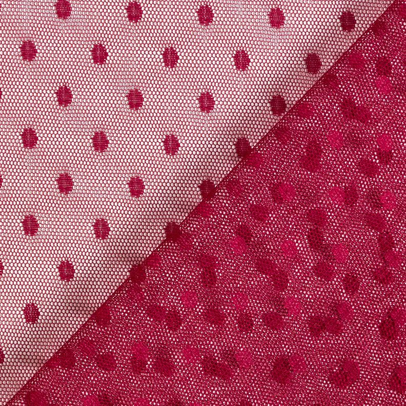Softmesh Punkte – dunkelrot,  image number 5