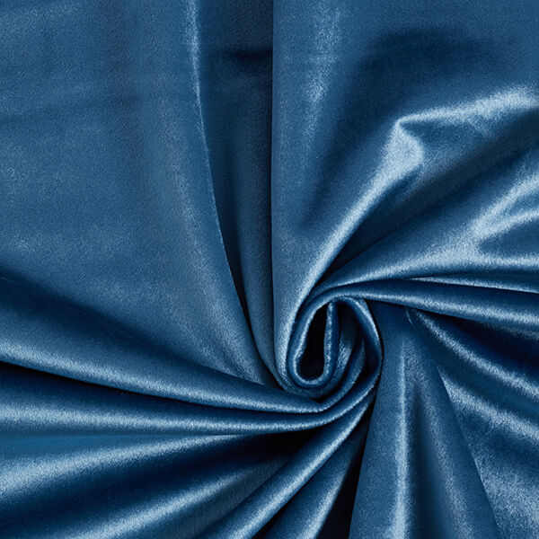 Dekostoff Samt – blaugrau,  image number 1