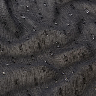 Chiffon Punkte Glitzer – schwarz, 