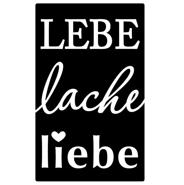 Einlegeplatte „Lebe, lache, liebe“, image number 2