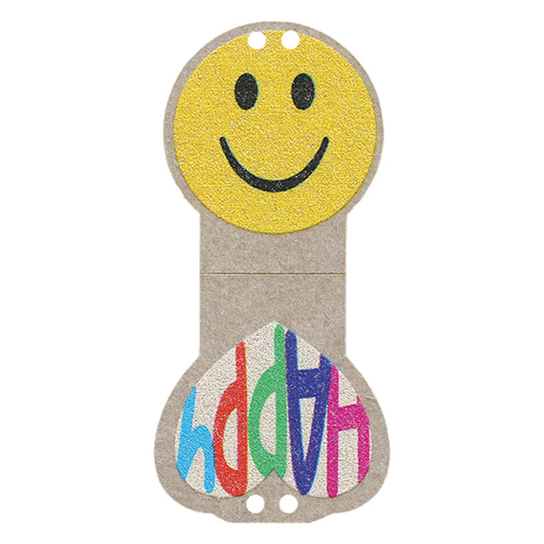Zierteil Smiley, 23 mm | Prym – gelb,  image number 1