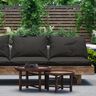 Outdoorstoff Canvas feine Struktur – schwarz,  thumbnail number 5