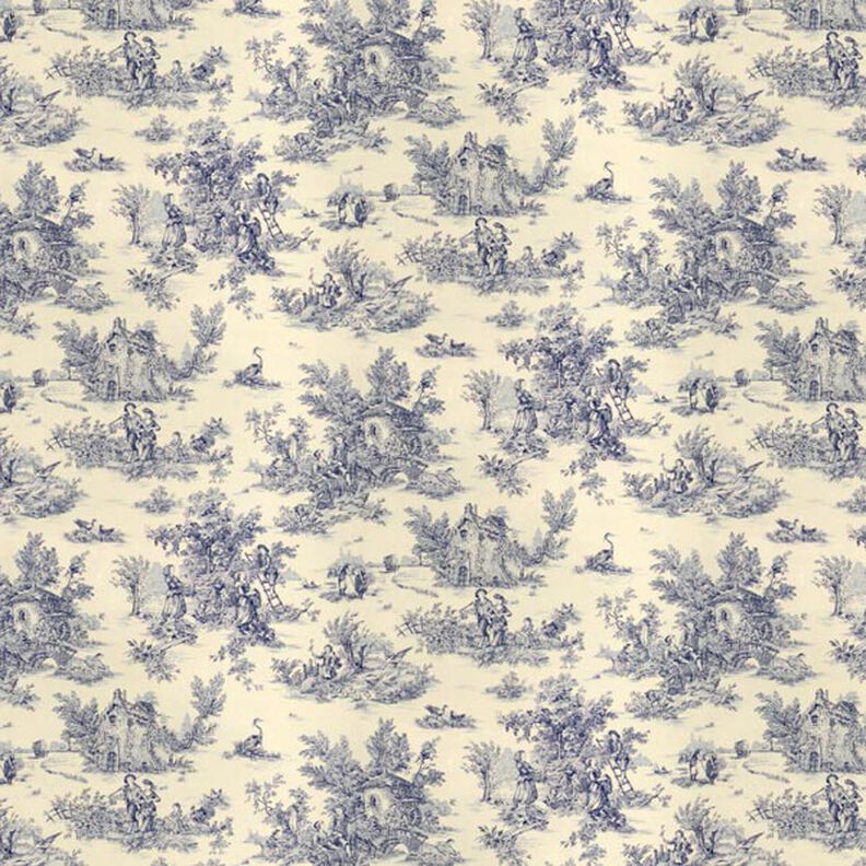 Dekostoff Pastorale 280 cm – blau,  image number 1