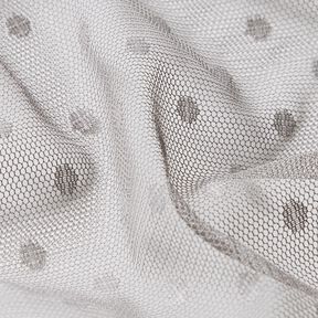 Softmesh Punkte – elefantengrau, 