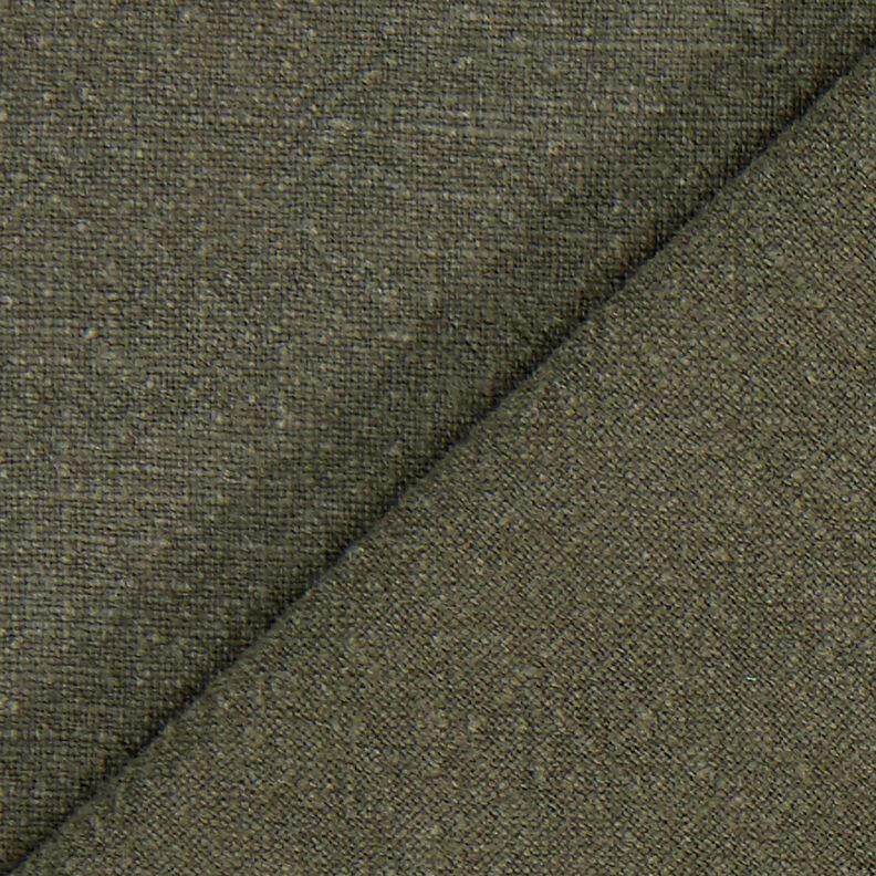 Leinenstoff Ramie-Mix stonewashed, schwere Qualität – dunkelpinie, image number 3