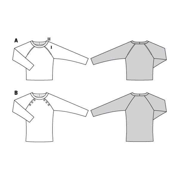 Sweatshirt | Burda 6151 | 34-44, image number 8