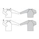Sweatshirt | Burda 6151 | 34-44,  thumbnail number 8