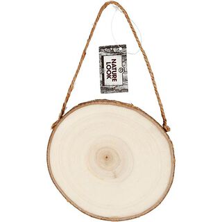 Rustikales Türschild aus Holz, 