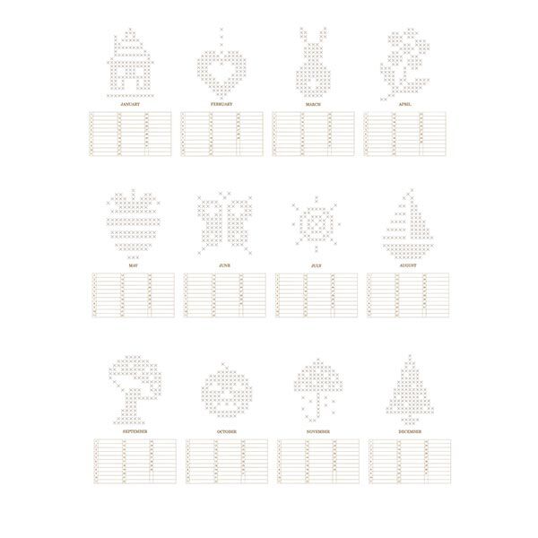 Stickset Universal-Jahreskalender, image number 2
