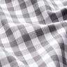 Baumwollstoff Vichykaro 1 cm – perlgrau/weiss,  thumbnail number 2