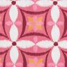 Dekostoff Canvas Stickerei-Look groß – pink/elfenbein,  thumbnail number 1