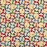 Dekostoff Gobelin Kreise und Quadrate – hellbeige/blau,  thumbnail number 1