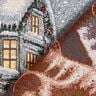 Dekopanel Gobelin weihnachtliche Katzen – hellblau/karminrot,  thumbnail number 4