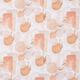 GOTS French Terry Sommersweat abstrakte geometrische Figuren – weiss/apricot,  thumbnail number 1