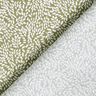 Baumwollstoff Cretonne Mini-Blätter – hellkhaki/weiss,  thumbnail number 4