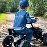 French Terry Sommersweat Bordürenstoff Einmal Polizei sein – jeansblau/silbergrau,  thumbnail number 7