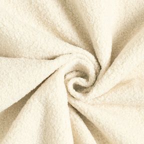 Polsterstoff Teddy weich – natur, 