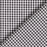 Baumwollpopeline Kleines Vichykaro, garngefärbt – schwarz/weiss,  thumbnail number 6