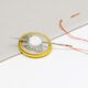 Bezogener Knopf, Viskosejersey Medium 2 - signalrot,  thumbnail number 2