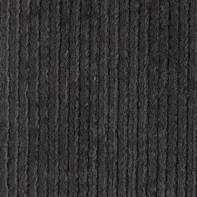 Kunstfell Zopfmuster – schwarz, 