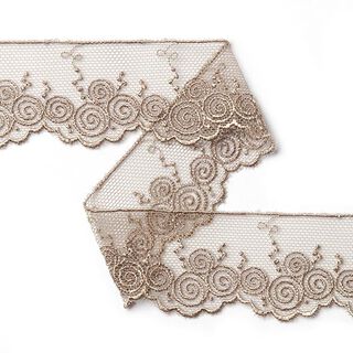 Valencienne Spitze [30 mm] - dunkelbeige, 