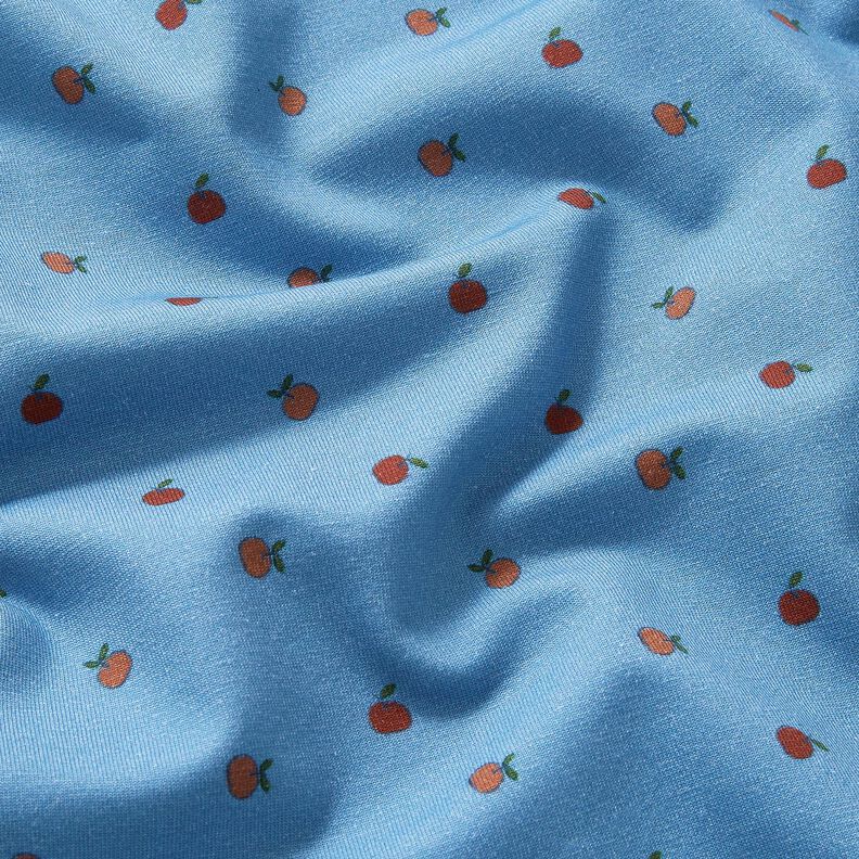 Baumwolljersey kleine Äpfel – jeansblau,  image number 2
