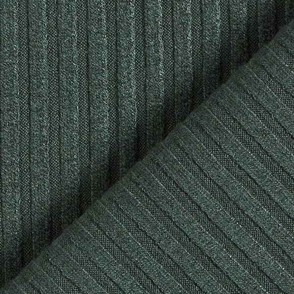 Rippenstrick – dunkelgrün | Reststück 110cm