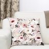 Halb-Panama Dekostoff Floris – beige/rosa,  thumbnail number 7