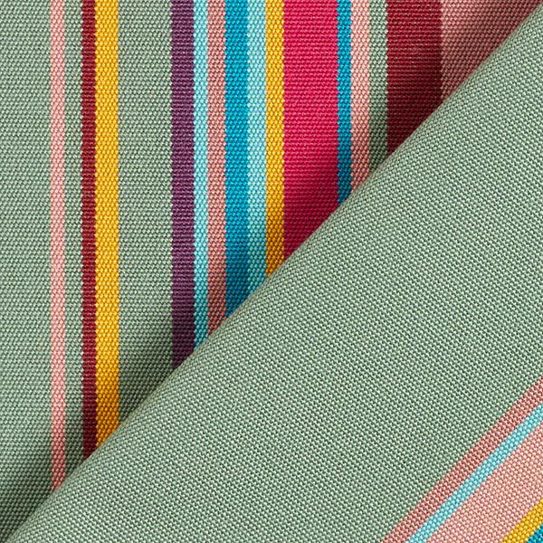 Outdoorstoff Canvas bunte Streifen – dunkles altrosa,  image number 5