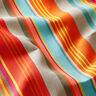 Outdoorstoff Canvas Streifen – orange/rot,  thumbnail number 2