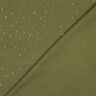 Musselin/ Doppel-Krinkel Gewebe Rechteck Foliendruck | Poppy Fabrics – pinie/gold metallic,  thumbnail number 4