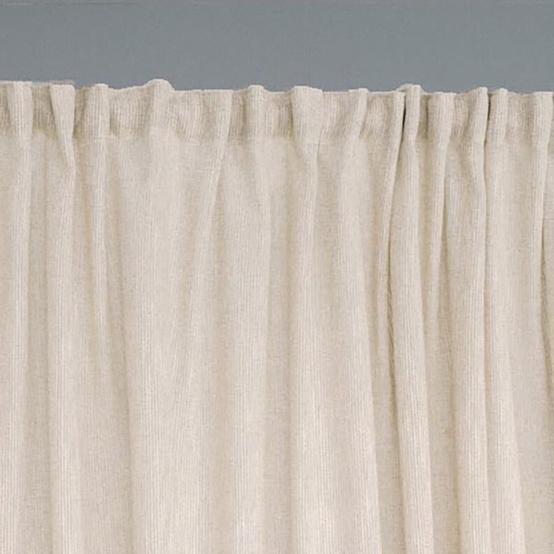 Gardinenstoff eingewebte Struktur 300 cm – hellbeige,  image number 7