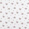 GOTS Baumwolljersey verstreute Blumen | Poppy Fabrics – weiss,  thumbnail number 1