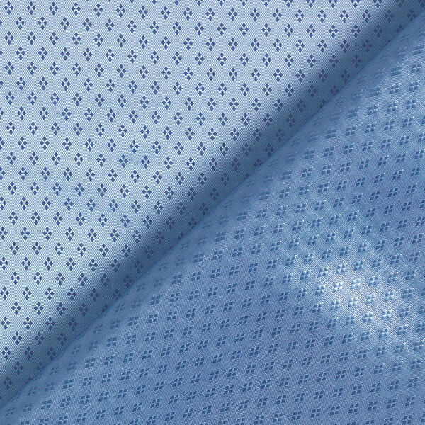 Futterstoff Minirauten – hellblau | Reststück 100cm