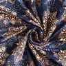 French Terry Sommersweat Mandala | Glitzerpüppi – marineblau/apricot,  thumbnail number 3