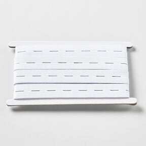 Knopfloch-Elastik [3 m | 20 mm] – weiss, 