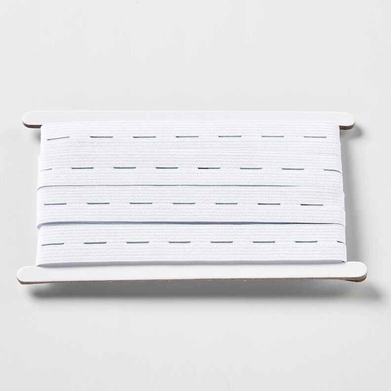 Knopfloch-Elastik [3 m | 20 mm] – weiss,  image number 1