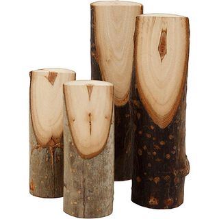 Holzäste mit schräger Schnittkante [4Stk.], 