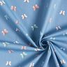 GOTS Baumwollpopeline Schmetterlinge – brilliantblau,  thumbnail number 3